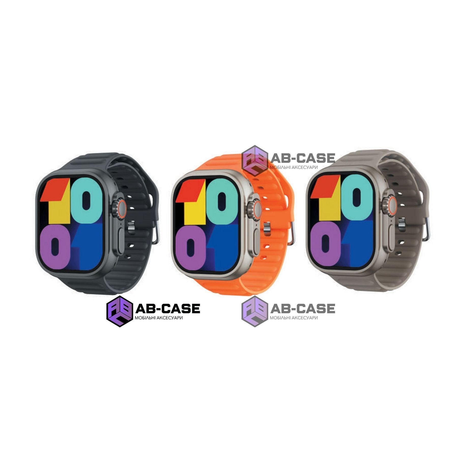 Смарт-годинник XO M10Ultra 9th  Wireless Charging Smart Sports Talking Watch Silver