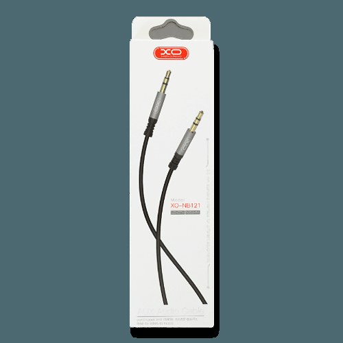 Кабель AUX XO NB121 audio cable 3.5mm Black - -