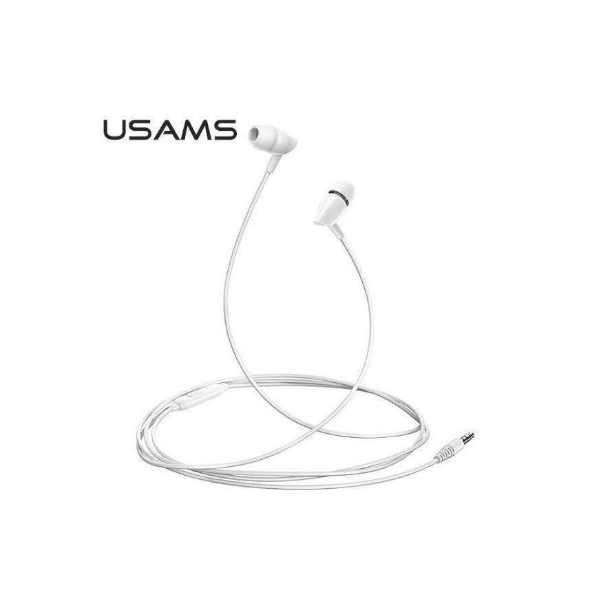 Навушники Usams EP-37 Plastic White - -
