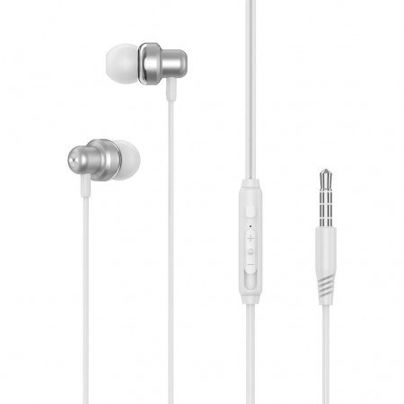 Навушники XO EP38 Wired in-ear earphones Silver - -