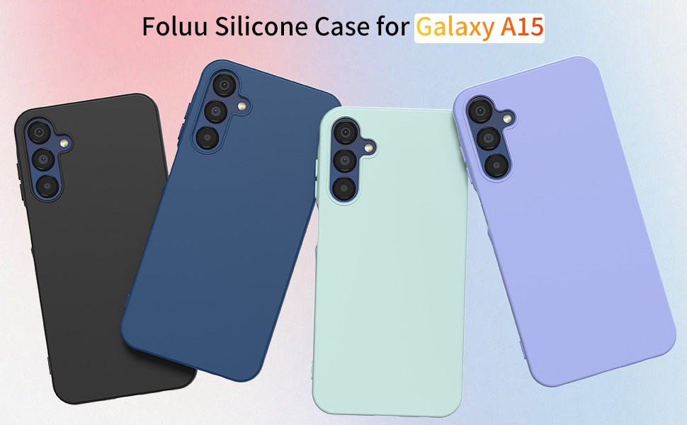 Чохол накладка Silicone Cover Full Camera Samsung Galaxy A15 4G/5G Iris - -