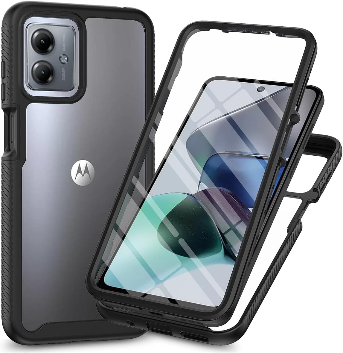 Чохол накладка Silicone Cover Full Camera Motorola Moto G14 Black - -