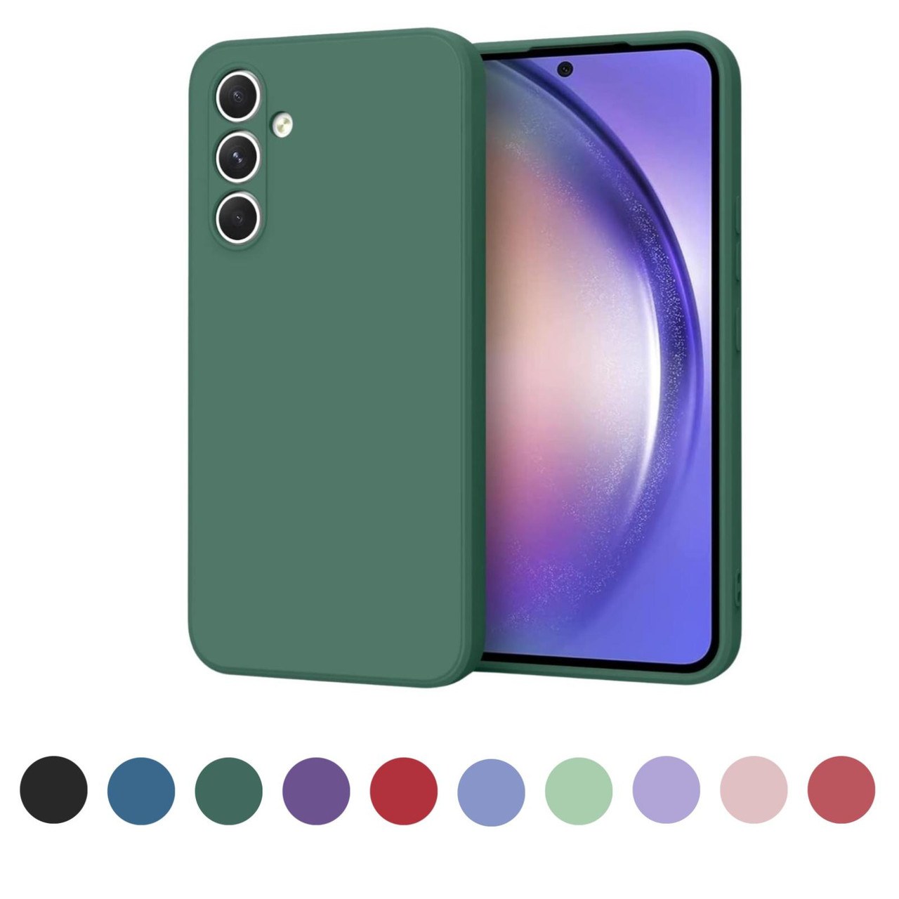 Чохол накладка Silicone Full Soft Case Samsung A16 (A165) Pistachio - -