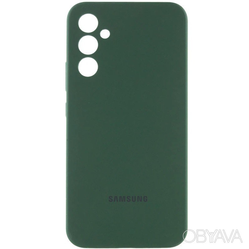Чохол накладка Silicone Cover Lakshmi Full Camera Samsung Galaxy A04s Dark Green - -