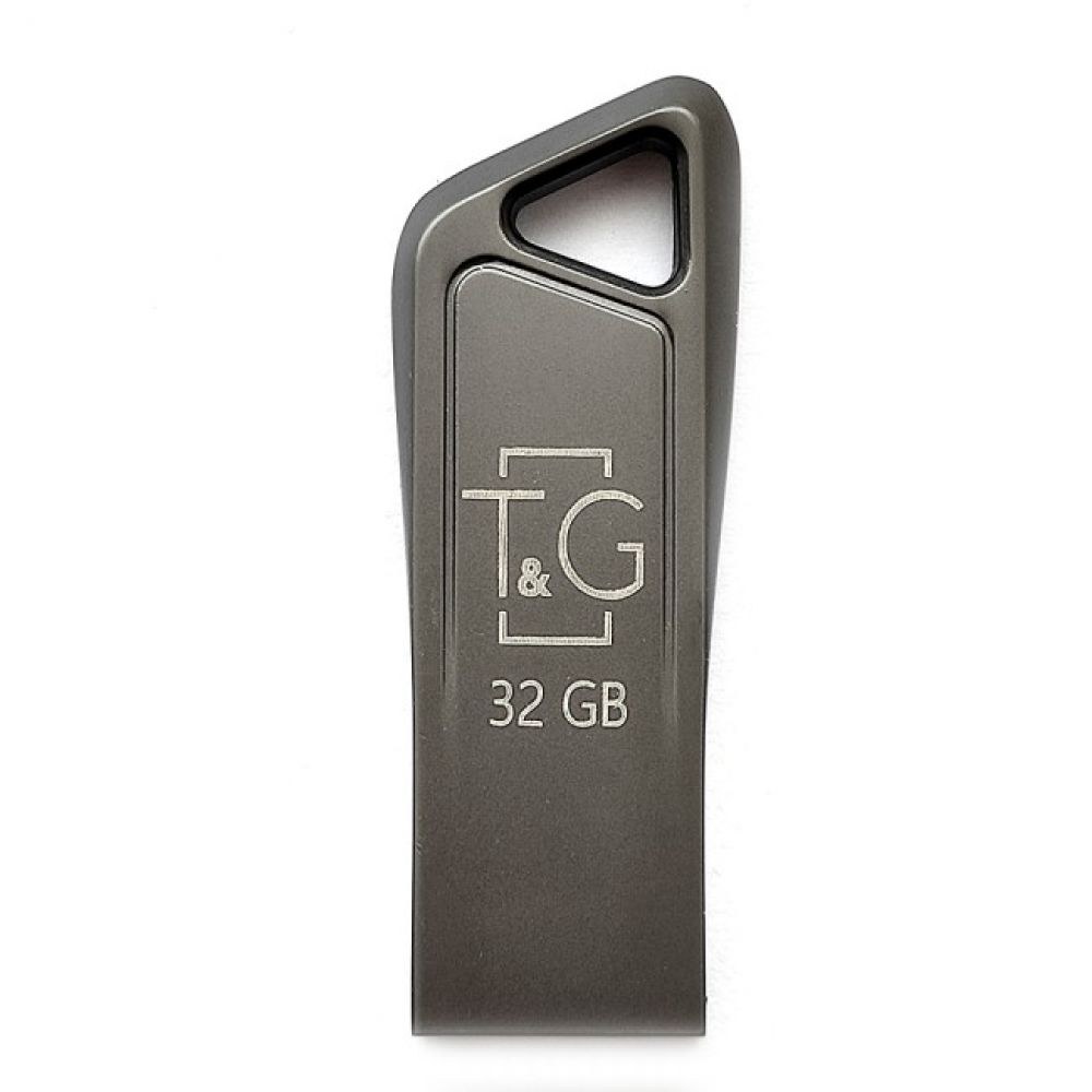 USB флеш накопичувач T&G Short 107 32Gb Metal Silver