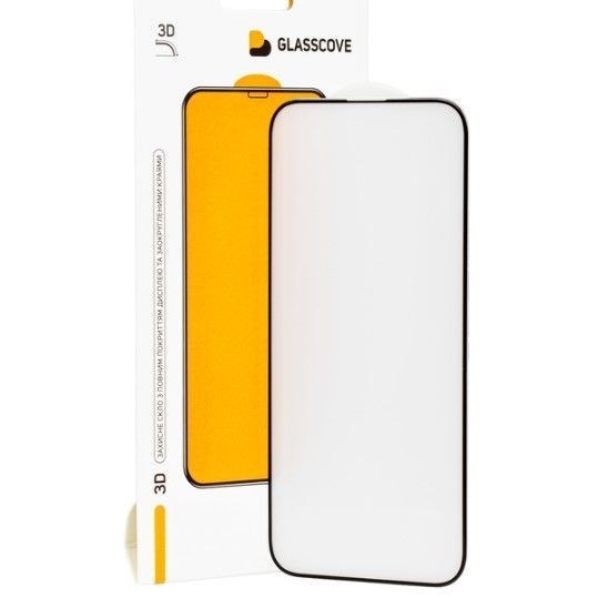 Захисне скло Glasscove iPhone 16 Black - -