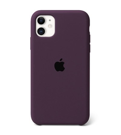 Чохол накладка Silicone Case Full Camera Protective Apple iPhone 16 Pro (6.3`) Elderberry - -