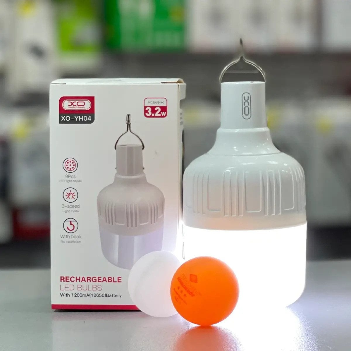 Лампочка для кемпінгу XO YH04 LED Lamp 12000 mAh White - -