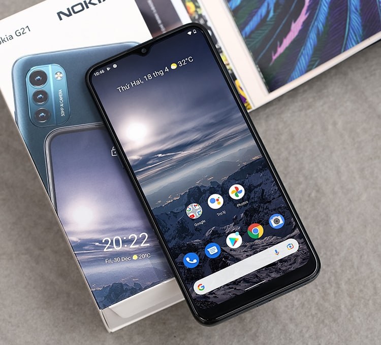Підмінний фонд смартфон Nokia G21 4/64 GB DS Blue imei 350073856705887 - -