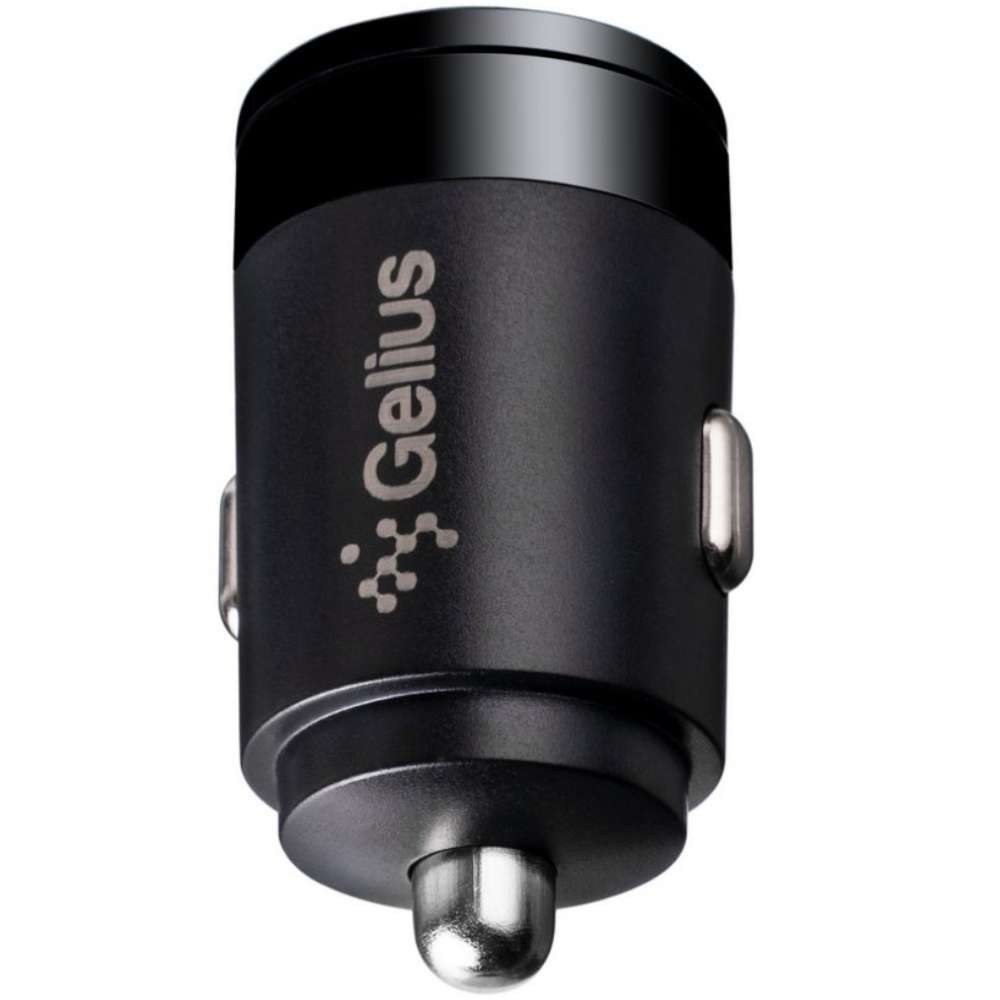 Автомобільний зарядний пристрій Gelius Inch Twix GP-CC010 USB+Type-C QC/PD (35 W) Black