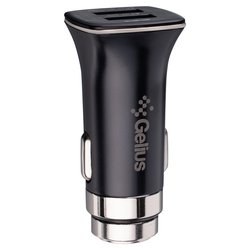 Автомобільний зарядний пристрій Gelius Apollo GP-CC01 2USB 3.1A 15W + кабель Type-C Black - -