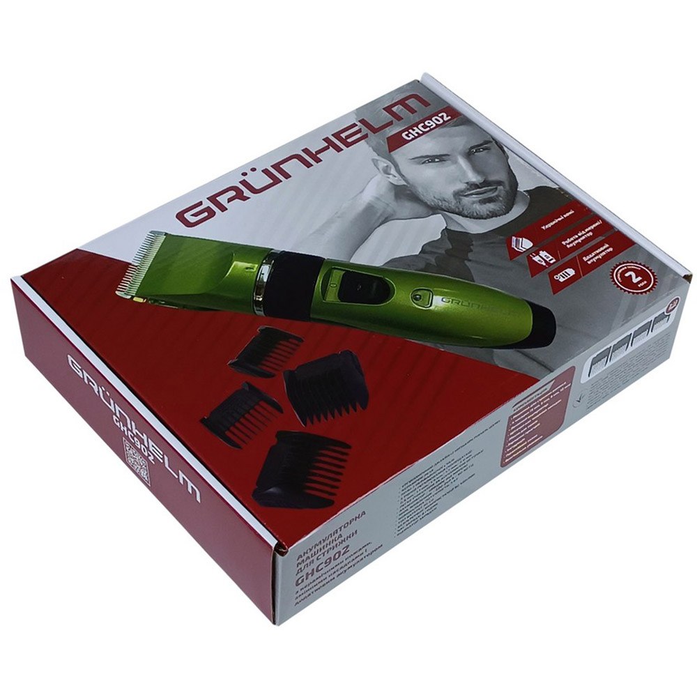 Аккумуляторная машинка для стрижки GHC902 Grunhelm