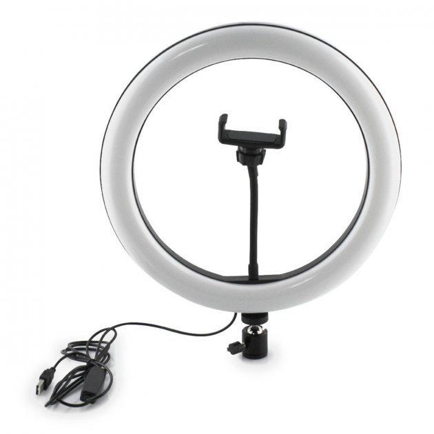 Кільцева світлодіодна Led Лампа А-200 20 см Ring Fill із затискачем для телефону - -