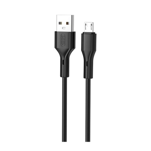 Дата кабель XO NB230 2.4A Rock Series Micro USB Black