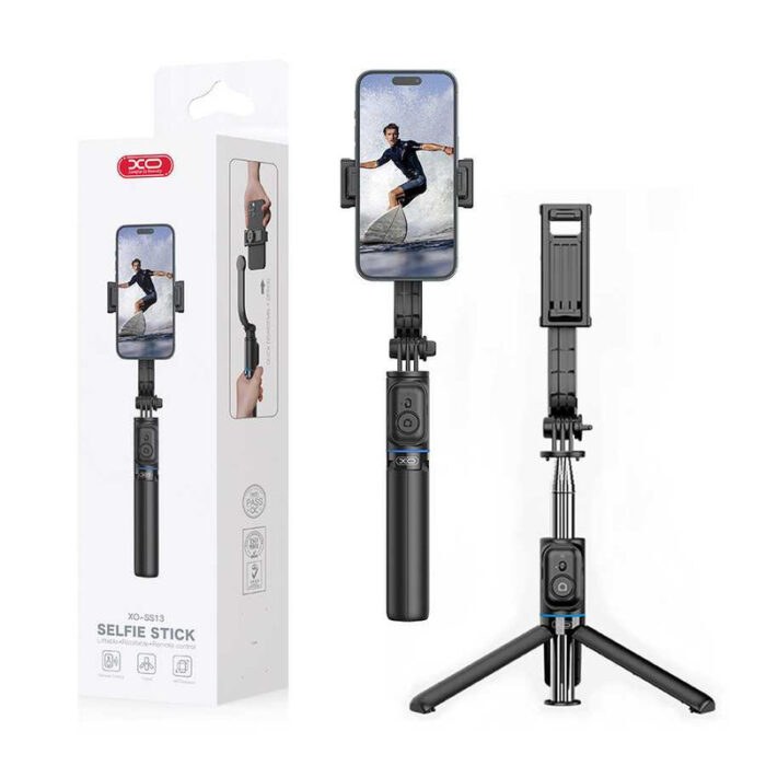 Монопод XO SS13 Bluetooth Selfie Stick for Tripods 106см Чорний
