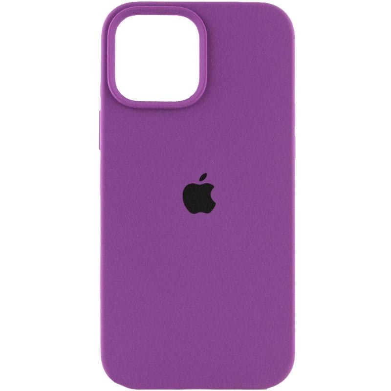 Чохол накладка Silicone Case Full Protective Apple iPhone 15 Pro (6.1`) Elderberry