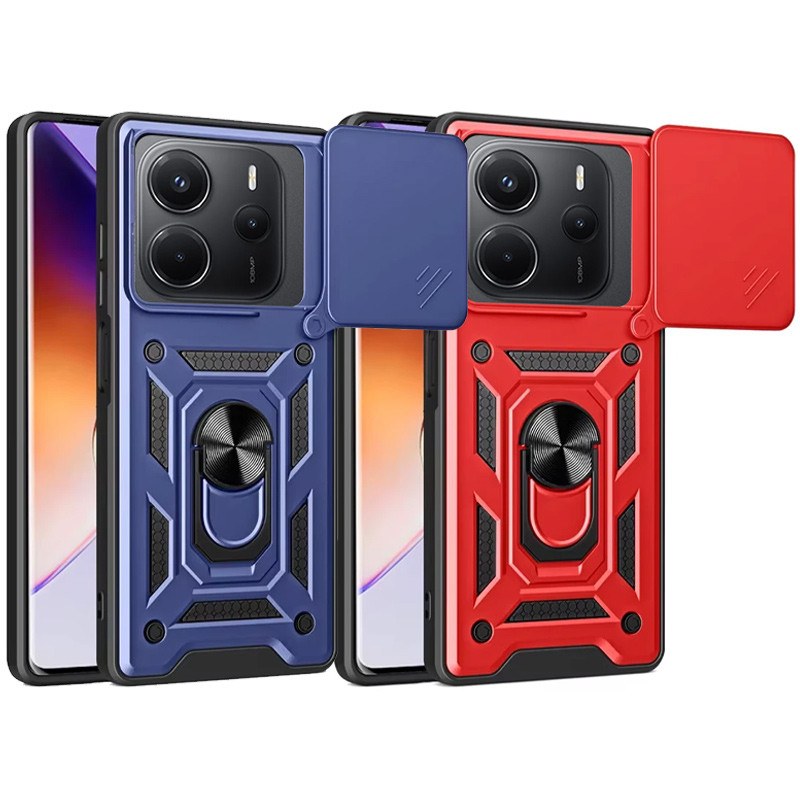 Чохол накладка Ummi Camshield Serge Ring Xiaomi Redmi Note 14 4G Blue
