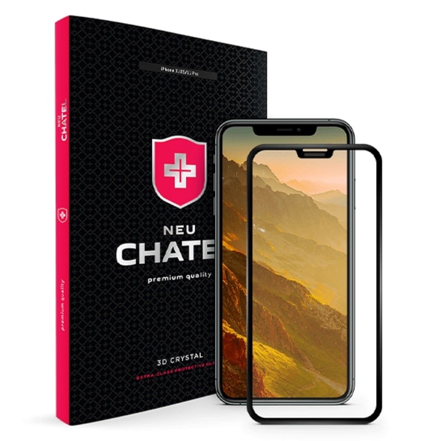 Захисне скло Full Glue for iPhone X/XS/11 Pro Black
