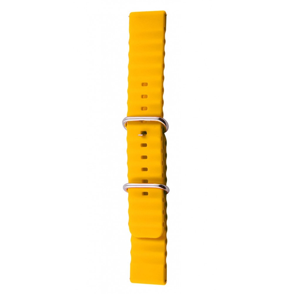 Ремінець SILICONE 20 mm. Yellow