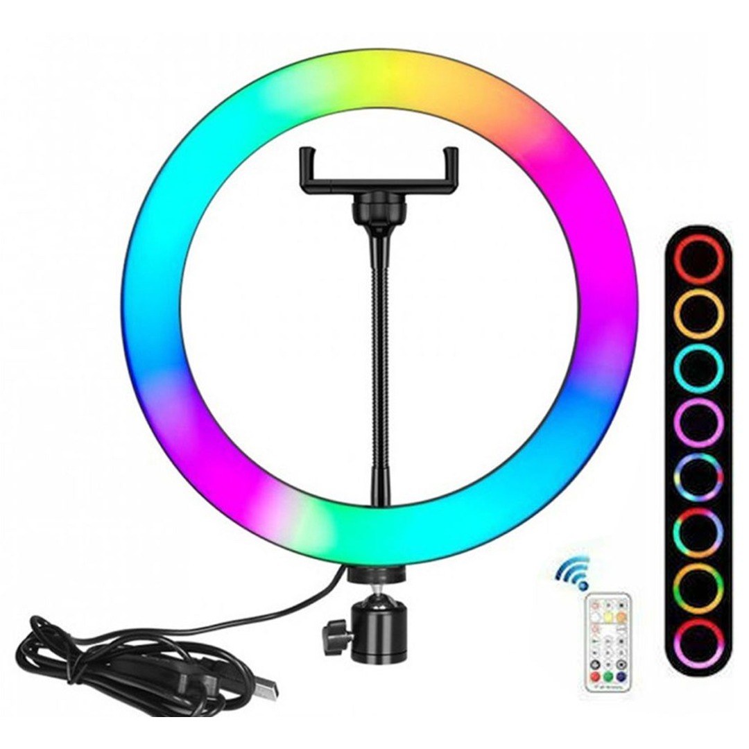 Кільцева LED Lamp RGB LJJ-26 26cm