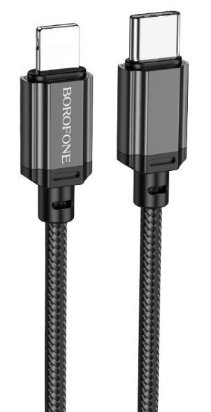 Дата кабель Borofone lightning BX87 Sharp 3A/2m Black