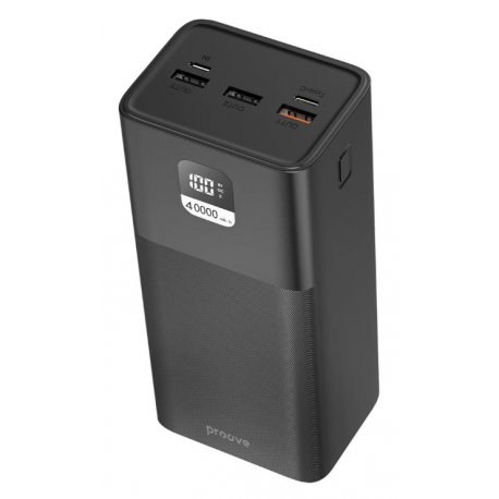 Зовнішній акумулятор Proove Giant PBGI99320001 40000mah 100W Black