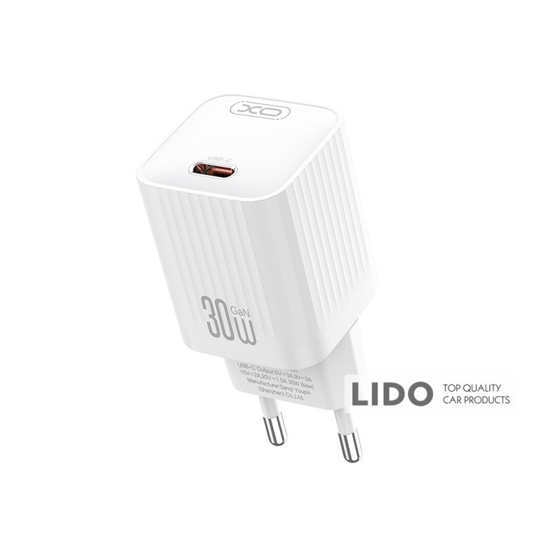 МЗП PD XO L148 30W/1 USB-C White