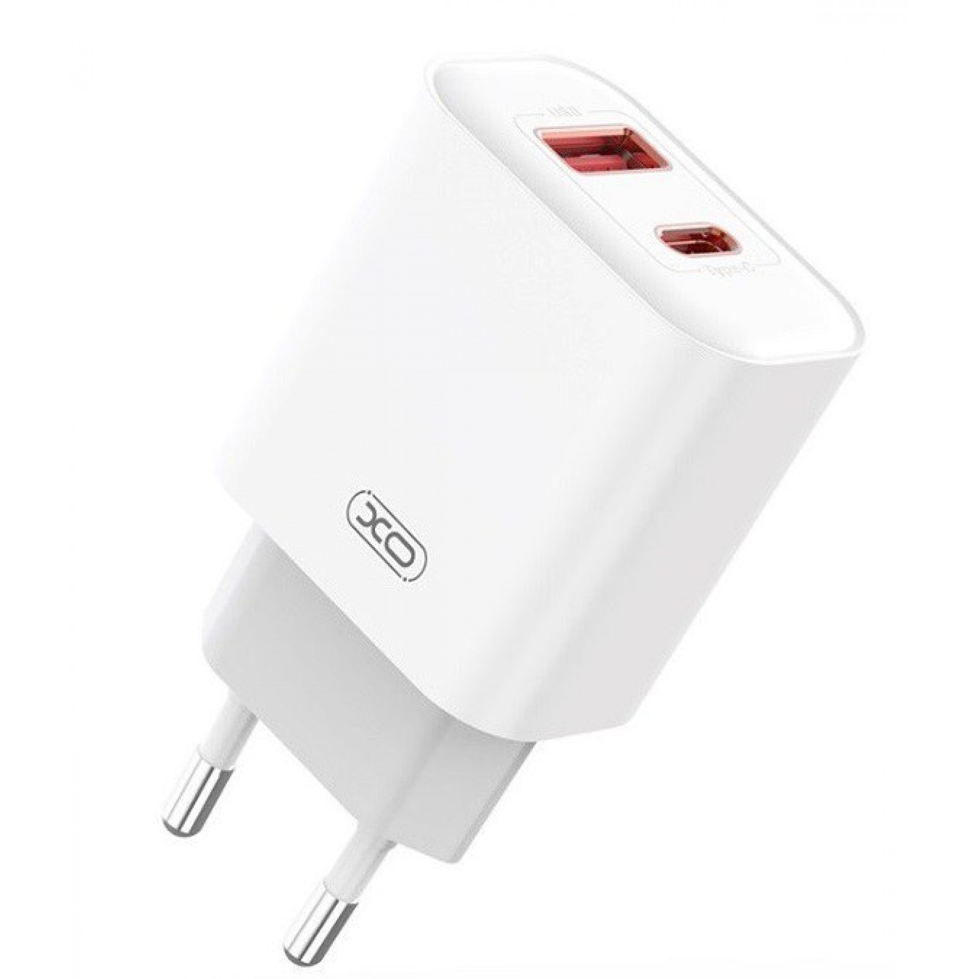 МЗП PD/QC 3.0 XO L161 20W/1USB+ 1USB-C White