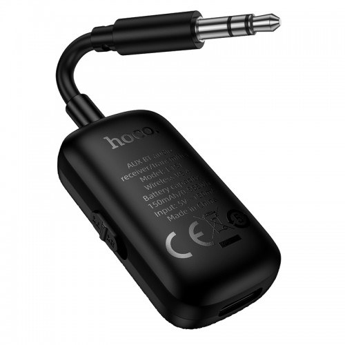 Аудіо ресивер/трансмітер Bluetooth Hoco E151 Graceful (AUX 3.5mm) Black