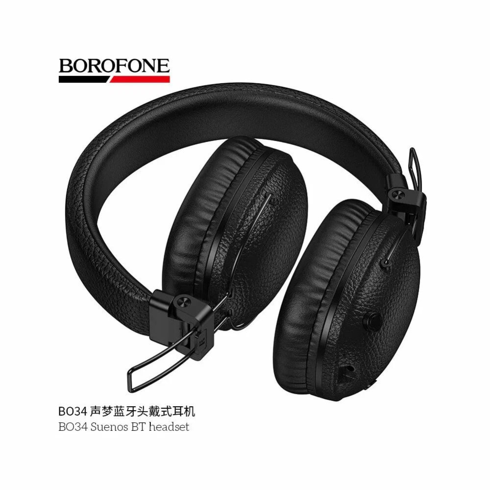 Накладні бездротові навушники Borofone BO34 Suenos Black