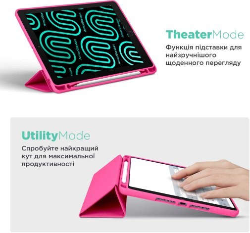 Чохол універсальний для планшета FOLDY 8 дюймів Rose Red