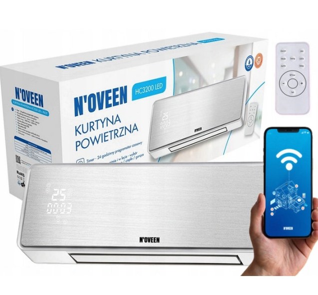 Теплова повітряна завіса Noveen HC3299 LED Tuya WiFi Smart