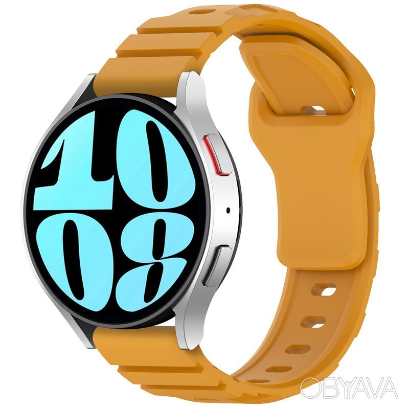 Силіконовий ремінець Active Air для Smart Watch 22mm Gray / Yellow