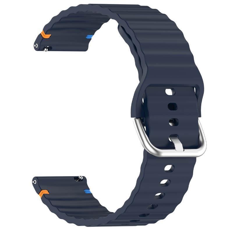 Силіконовий ремінець Active Air для Smart Watch 22mm Midnight Blue / White