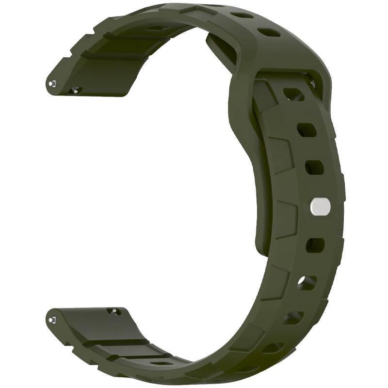 Силіконовий ремінець Sport для Smart Watch 22mm Dark Olive