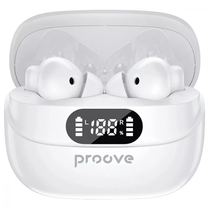 Бездротові навушники Proove Logic TWS (APP) White