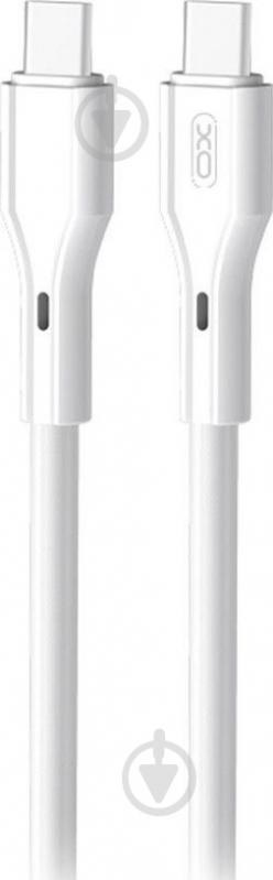 Дата кабель XO NBQ231B PD Type-C to Type-C 60W 1m White