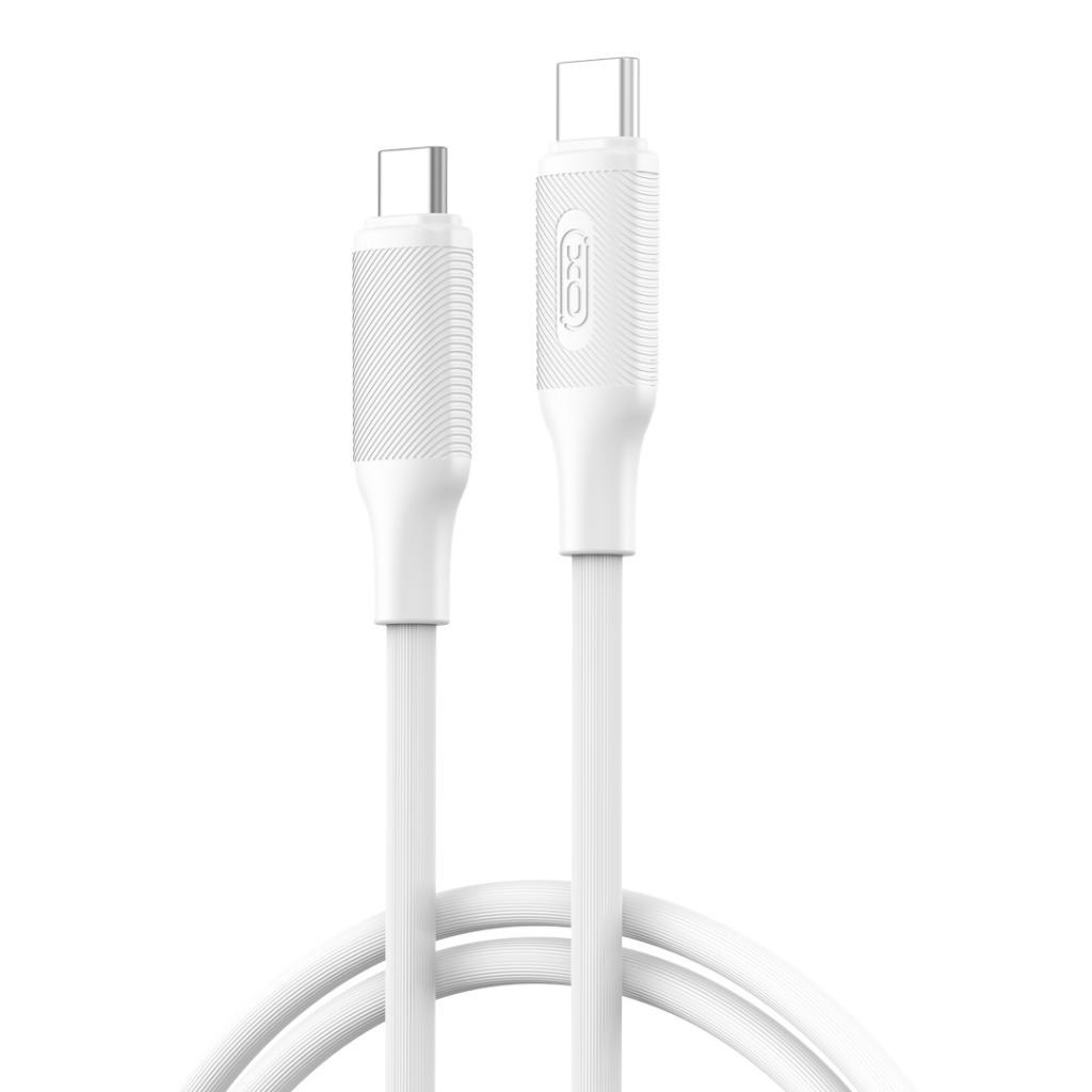 Дата кабель XO NB-Q265B PD Type-C to Type-C 60W/1m White
