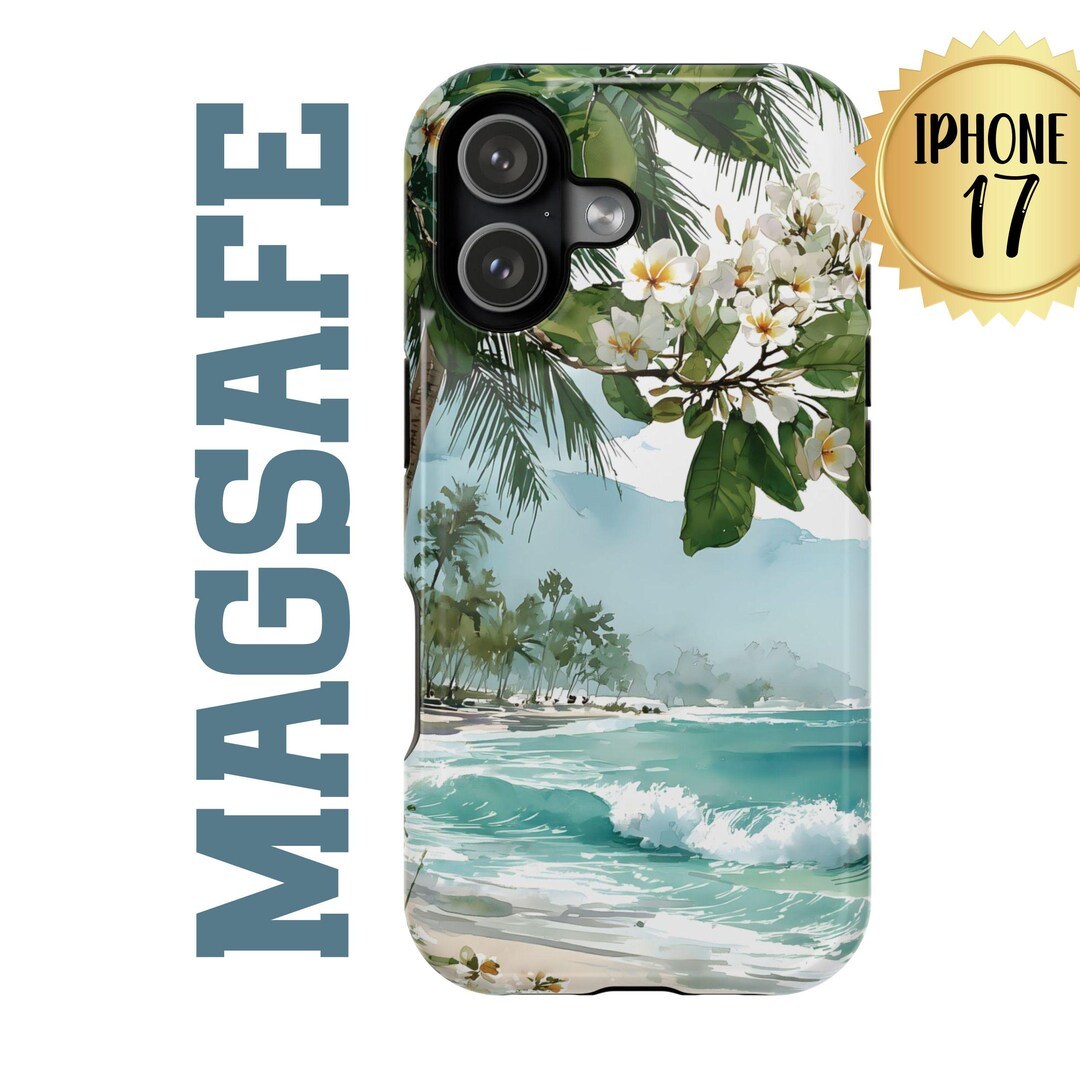 Чохол накладка Hawaii with Magsafe for iPhone 16 Clear