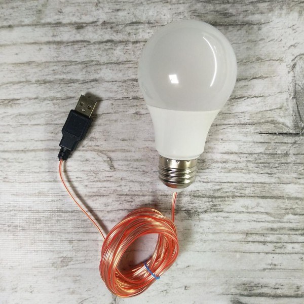 Лед лапочка USB  (LED BULB)